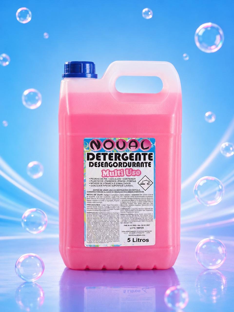 Foto do produto Detergente Desengordurante (Multi Uso) Noval - 5 Lts