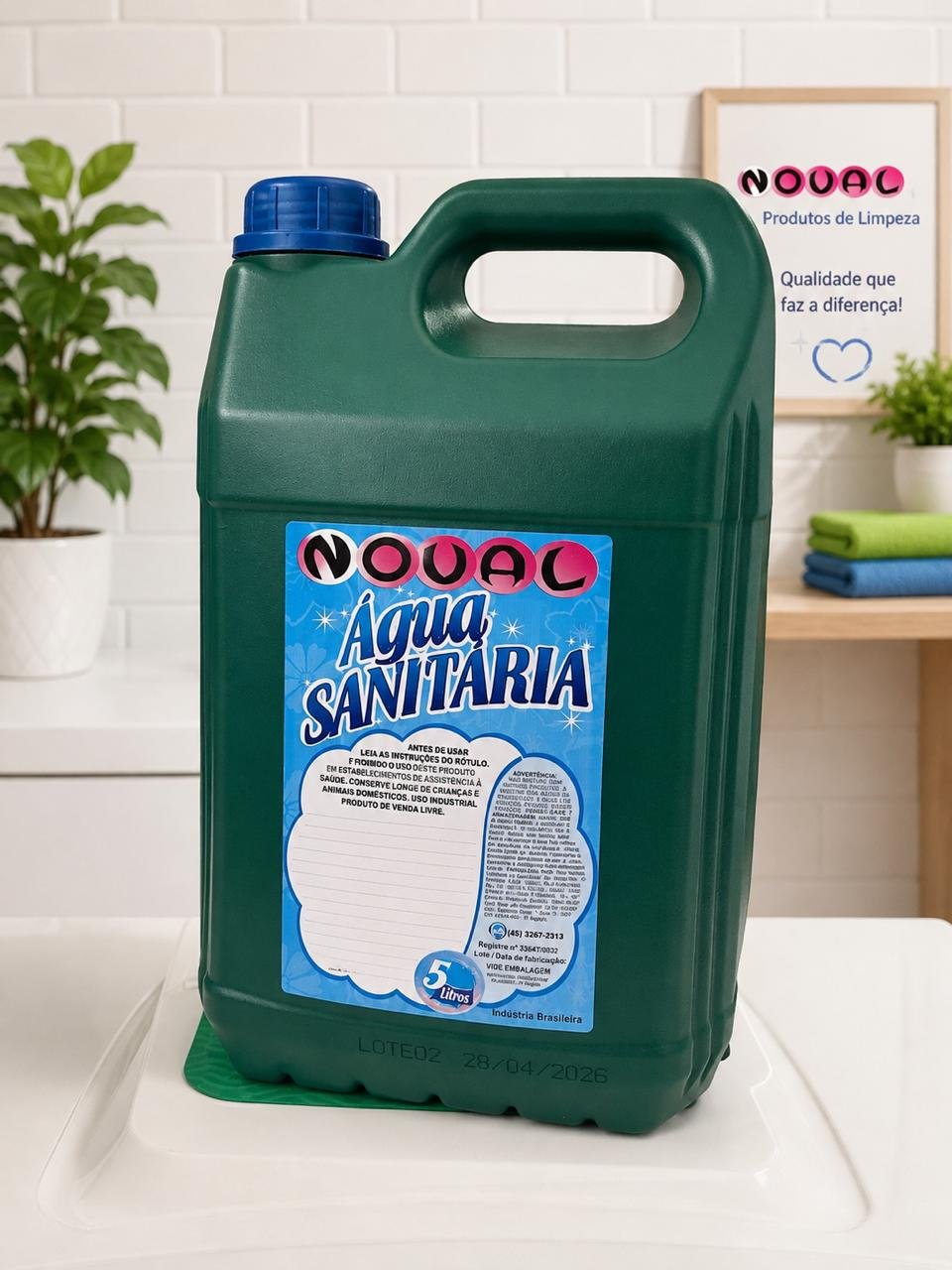 Foto do produto Água Sanitária Noval - 5 Lts